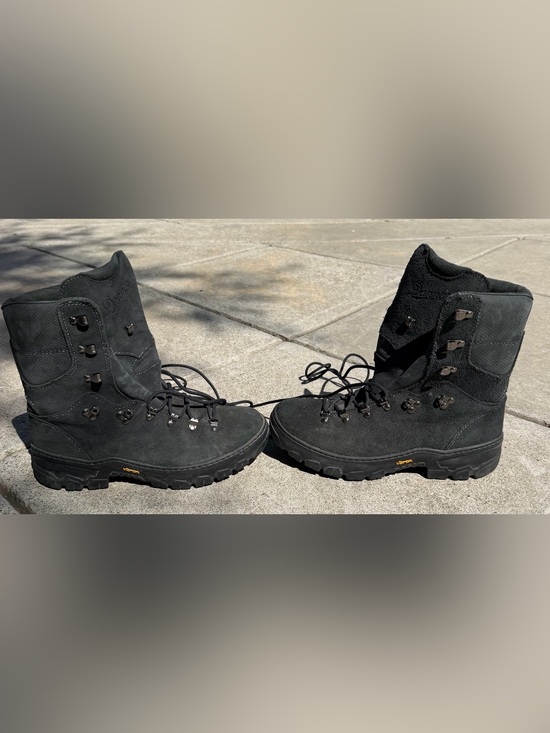 Danner Black Suede Tactical Lace-Up Boots main image 10
